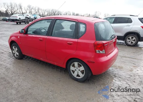 2007 Chevrolet Aveo 5 Special Value from USA, damaged, VIN KL1TD66617B772058